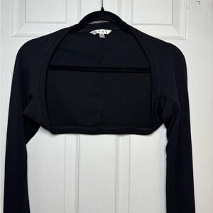 CAbi Black Long Sleeve Bolero Shrug. Size Medium. Like New